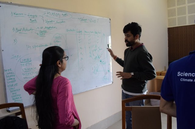 Team of Evolution preparing for their session.